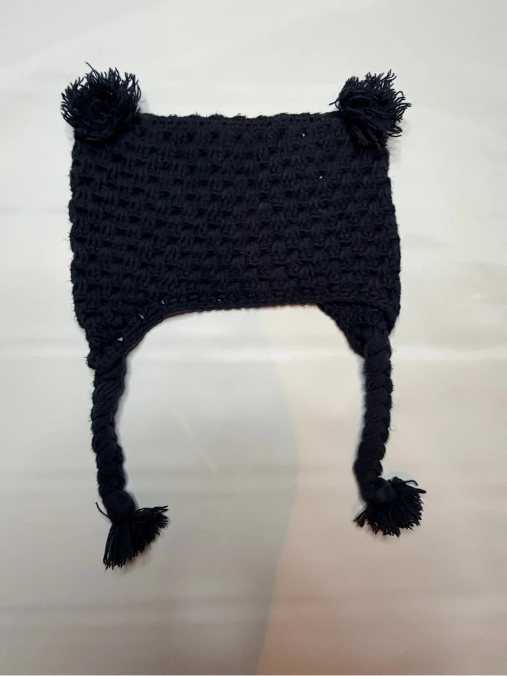 Krochet Kids “the Hoot” Owl Earflap Hat - Navy Age 2-7